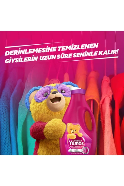 Yumoş Sıvı Bakım Çamaşır Deterjanı Renkli Giysiler 2520 ml 1 Adet - 6