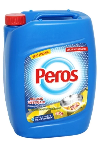 Peros Sıvı Bulaşık Deterjanı Limon 4 Kg