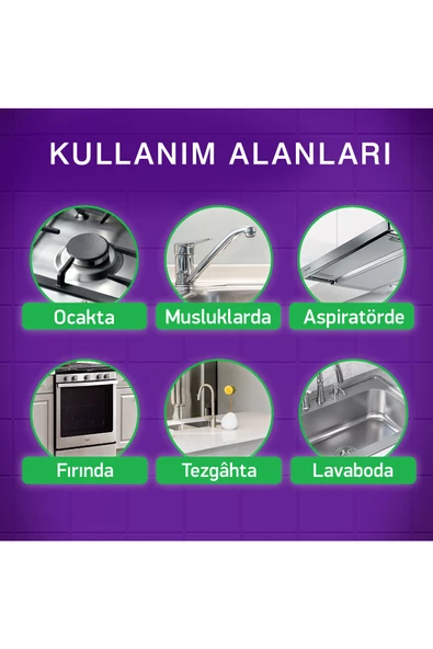 Cillit Bang Mutfak Temizleyici Yağ, Kir Ve Kireç Sökücü Sprey 750ml - 5