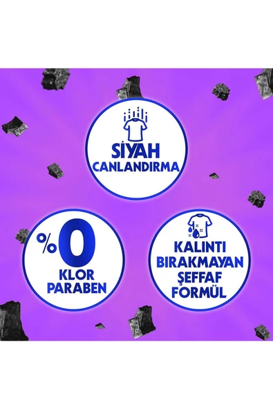 Rinso Sıvı Deterjan Kömür Siyahlığı Siyahlar İçin Sıvı Deterjan 3LT - 5