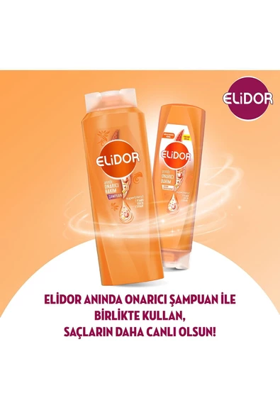 Elidor Superblend Serum Saç Bakım Kremi Anında Onarıcı Bakım C Vitamini Keratin & Seramid 350 Ml - 6