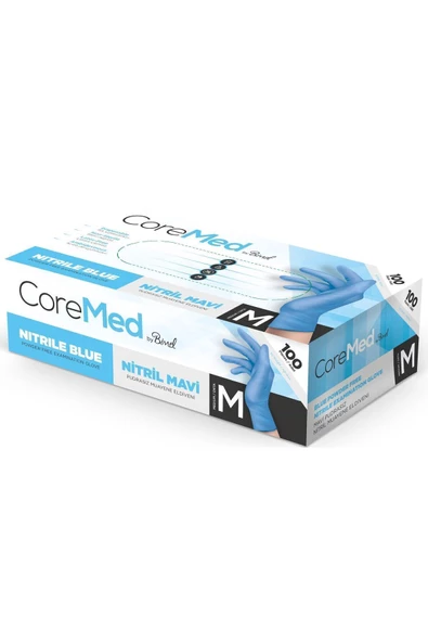 COREMED Mavi Nitril Eldiven M