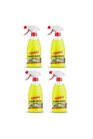 ASPEROX Sarı Güç Yağ Sökücü 1000 Ml 4 Adet