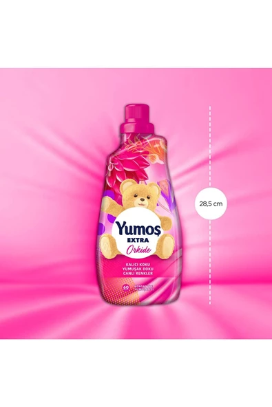Yumoş Konsantre Çamaşır Yumuşatıcısı Orkide 1440 ML - 6