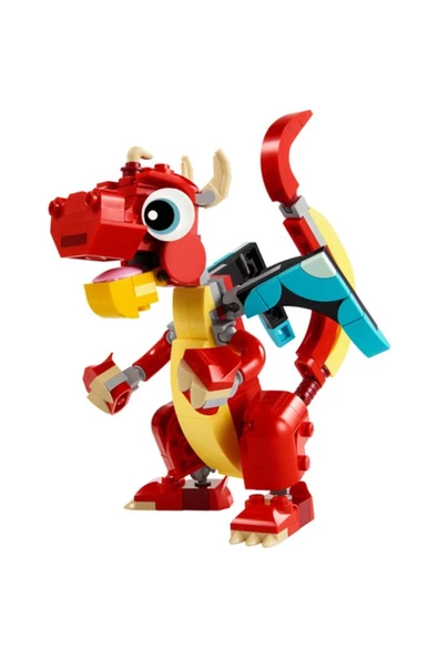 LEGO Creator Kırmızı Ejderha 31145  - 6 Yaş ve Üzeri İçin Yapım Seti (149 Parça) - 6