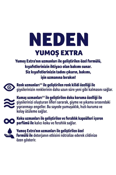 Yumoş Konsantre Çamaşır Yumuşatıcısı Orkide 1440 ML - 7