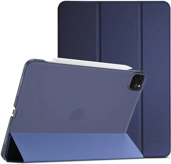 MobaxAksesuar Apple iPad Pro 11 inç M4 2024 Kılıf PU Deri Smart Standlı Case A2836 A2837 A3006