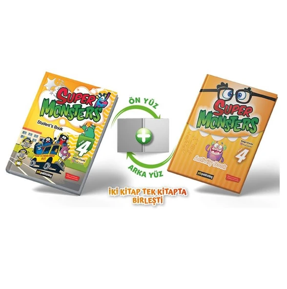 Yds Publishing 4. Sınıf Super Monsters Student's Book + Activity Book
