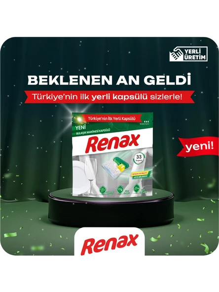 Renax Bulaşık Makinesi Kapsülü Hepsi Bir Arada 44'lü 6 Paket - 4