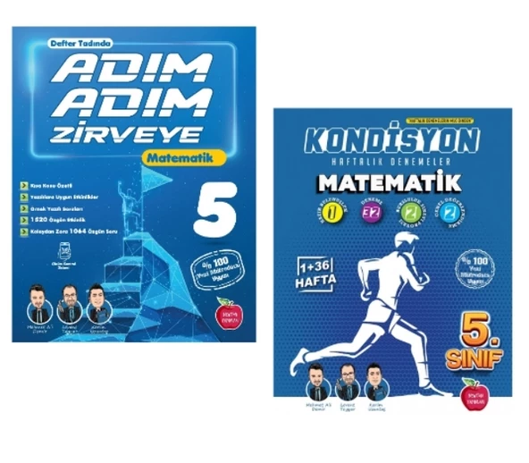 NEWTON YAYINLARI 5.SINIF  MATEMATİK ADIM ADIM ZİRVEYE ETKİNLİKLİ KONU ANLATIMLI SORU BANKASI+KONDİSYON DENEME 37 HAFTA