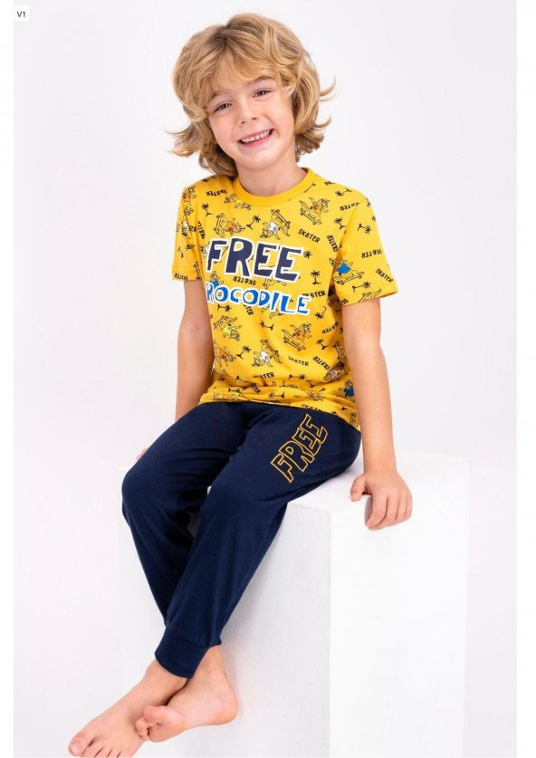 ROLY POLY ERKEK ÇOCUK PİJAMA TAKIM RP2343-2 21Y