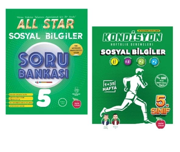 Newton Yayınları 5.sınıf All Star Sosyal Bilgiler Soru Bankası + Sosyal Bilgiler Kondisyon Deneneme 37 Hafta