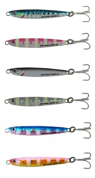 Savage gear 3D Slim Minnow 5 gr 4,6 cm Jig Sahte Balık  Pınk Glow Zebra