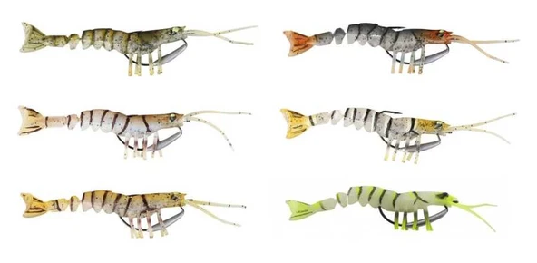 Savage gear TPE Manic Shrimp 6.5 cm 4 gr Sahte Balık  Avacado