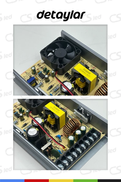IP45 Yağmur Korumalı 12V 33.3A Güç Kaynağı, 400W LED Sürücü AC/DC Trafo Dönüştürücü - 5