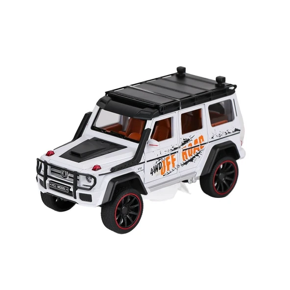 HCL-801PA Çek Bırak 1:22 Sesli ve Işıklı Buhar Çıkartan Jeep -Vardem Oyuncak