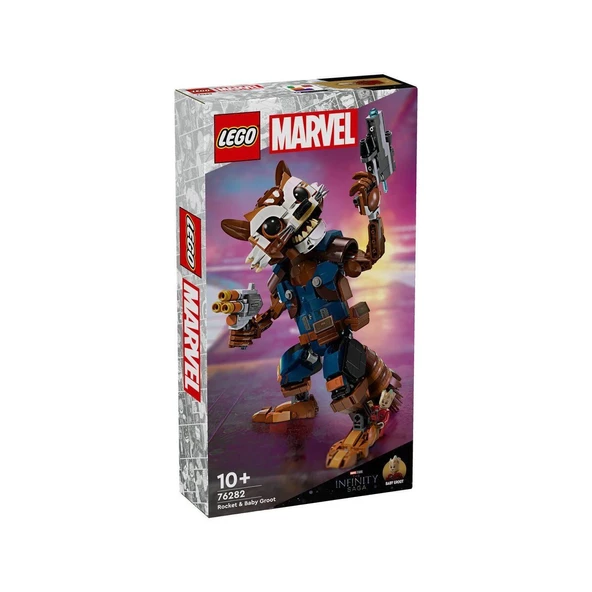 76282 ﻿LEGO® Marvel Rocket ve Bebek Groot 566 parça +10 yaş