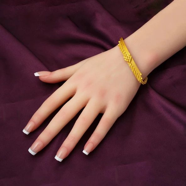 Çavuş Model Dorika Toplu Örgü Altın Set - 4
