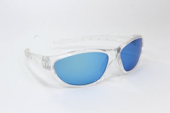 White Oval Aynalı Çocuk Güneş Gözlüğü - 5