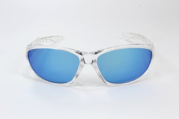 White Oval Aynalı Çocuk Güneş Gözlüğü - 6