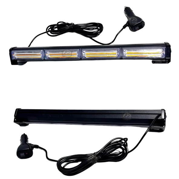 Turuncu Tepe Çakar Bar Led 60cm 12-24v  Off Road Çekici Traktör İkaz Lambası Çakar 15 Modlu - Resim 8