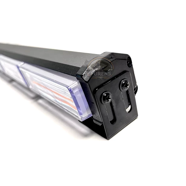 Turuncu Tepe Çakar Bar Led 90cm 12-24v  Off Road Çekici Traktör İkaz Lambası Çakar 15 Modlu - 8