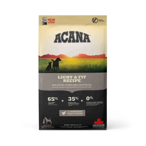 ACANA Heritage Light Fit Fazla Kilolu Köpekler İçin 11.4 Kg