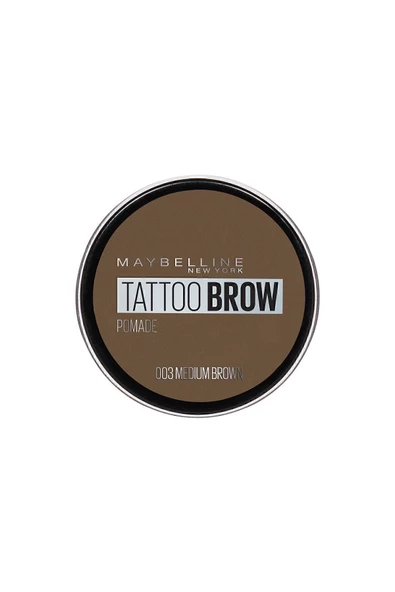 Maybelline New York Kaş Pomadı - New York Tattoo Brow No:03 Medium Brown 3600531516734