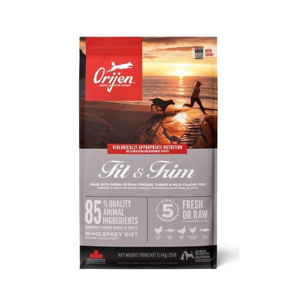Orijen Fit & Trim Kilo Problemi İçin Tahılsız Köpek Maması 11,4 kg ürün görseli 1