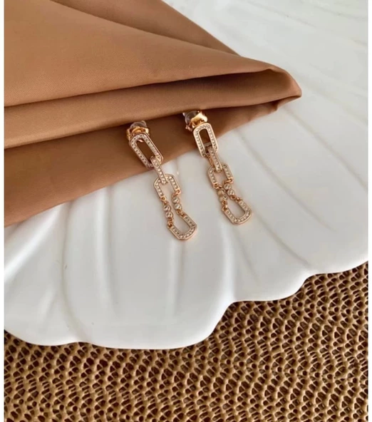 Zirkon Taşlı Küpe - 2