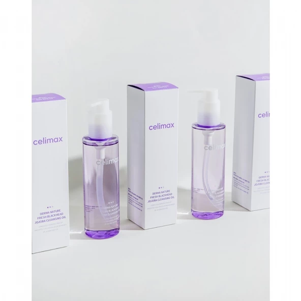 Celimax Derma Nature Fresh Blackhead Jojoba Cleansing Oil - Siyah Nokta Ve Makyaj Temizleme Yağı - 2