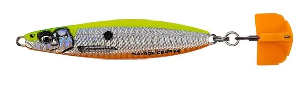 Savage Gear Psycho Sprat 8.3cm 35gr Lemon Back Flash Sahte Balık  Blue Silver