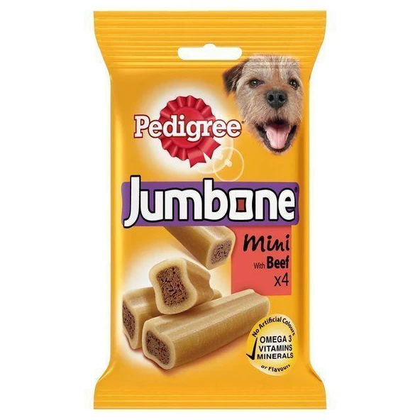 Pedigree Jumbone Mini (Beef) Köpek Ödülü 160 Gr.