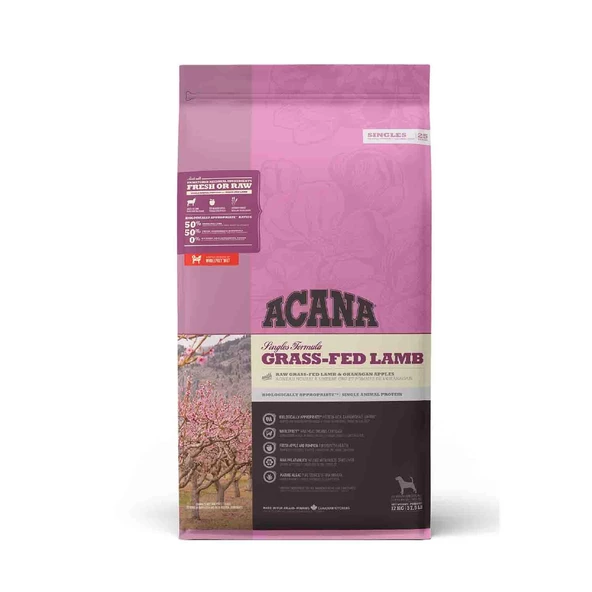 Acana Grass-Fed Lamb Kuzu Etli Ve Elmalı Yetişkin Köpek Maması 17 Kg