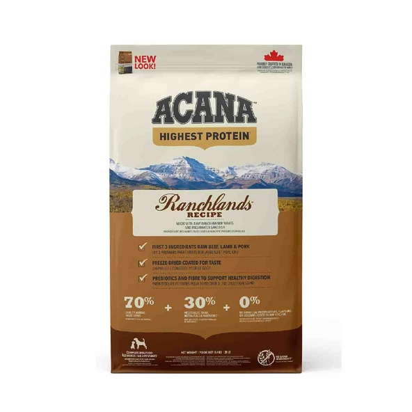 Acana Ranchlands Sığır Etli Tahılsız Köpek Maması 11,4 Kg