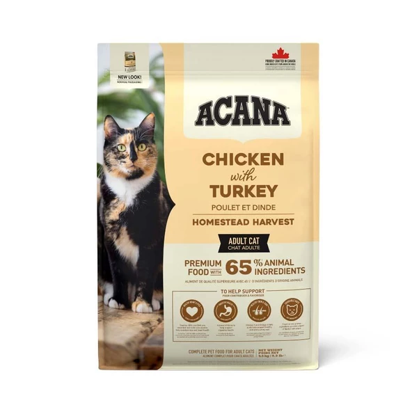 Acana Homestead Harvest Yetişkin Kedi Maması 4,5 Kg