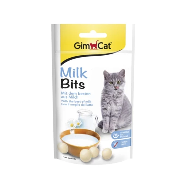 GimCat Milk Bits Sütlü Ödül Tableti 40gr