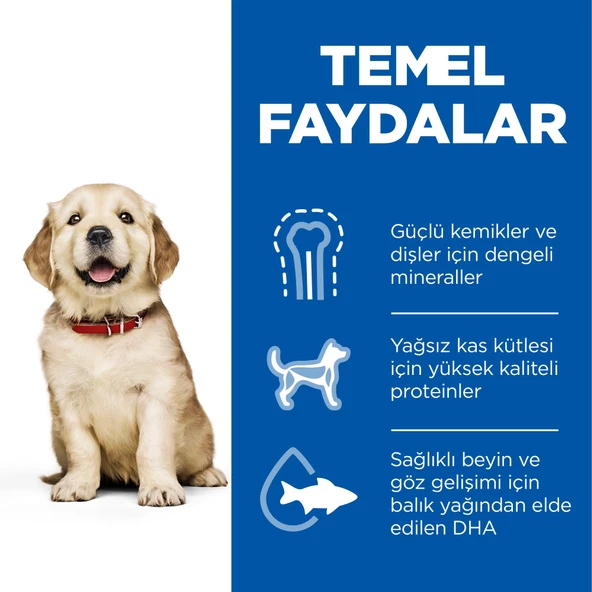 Hill's SCIENCE PLAN Büyük Irk Tavuklu Yavru Köpek Maması 14.5 kg - Resim 4