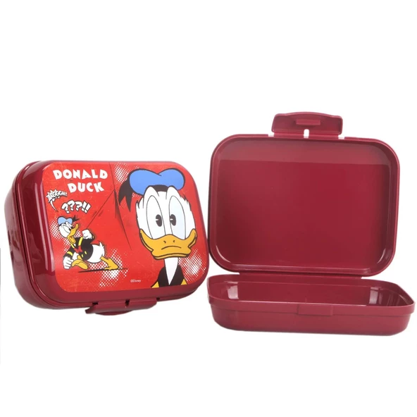 Disney Lisanslı Donald Duck Çift Beslenme Kabı Bardak Matara Seti - 2