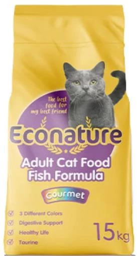 Econature Fish Formula Gurme Yetişkin Kedi Maması 15 KG