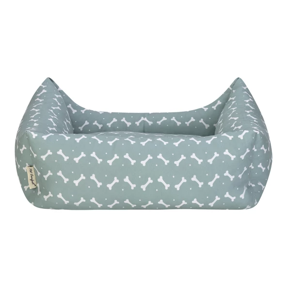 Pet Comfort Uniform Bone Mint-Beyaz Kedi ve Köpek Yatağı S 60x50cm - Resim 3