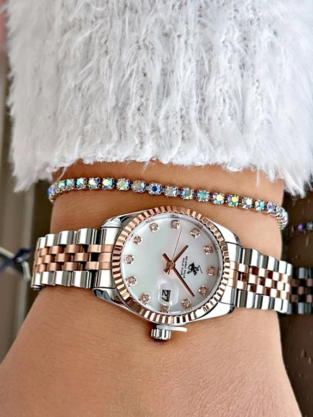 Beverly Hills Polo Club BP3707X.520 Kadın Kol Saati - Resim 5