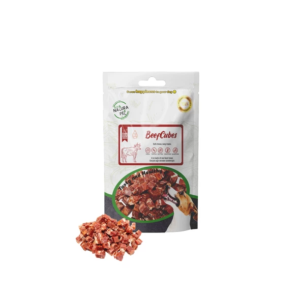 Eco Natura Pet Beef Cubes Yumuşak Biftekli Küp Köpek Ödülü 100 Gr