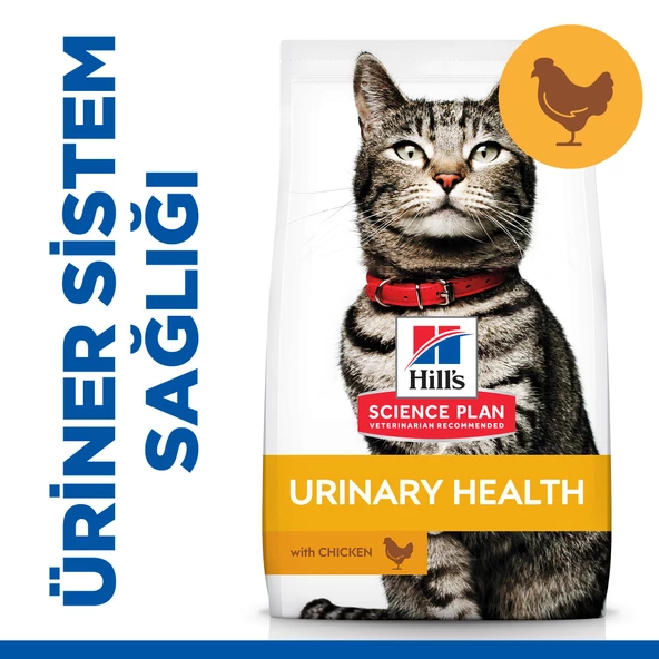 Hill's SCIENCE PLAN Üriner Sağlık +1 Yetişkin Tavuklu Kedi Maması 1.5 kg