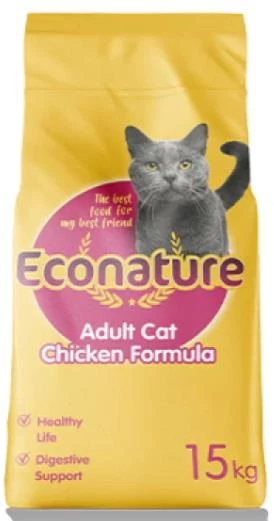 Econature Chicken Formula Tavuklu Yetişkin Kedi Maması 15 kg ürün görseli 1