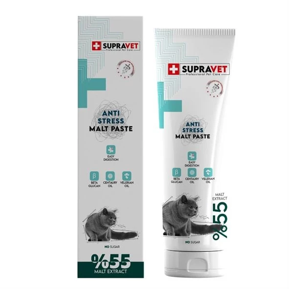 Supravet Anti-Stress Paste Sakinleştirici Kedi Macunu 100 Gr