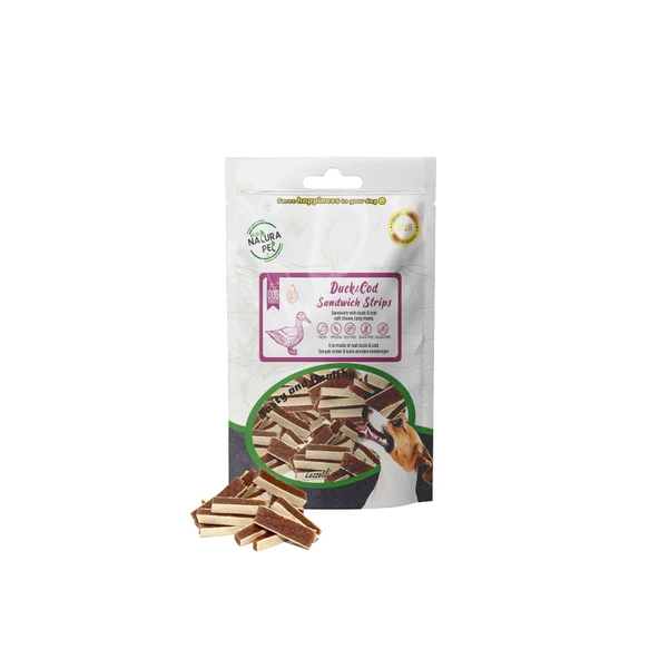 Eco Natura Pet Chicken&Cod Sandwich Tavuklu Sandviç Köpek Ödülü 100Gr