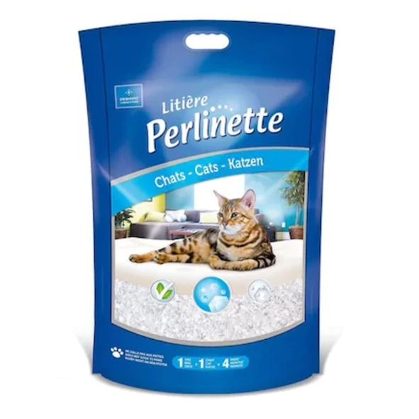 Perlinette Cat Irregular Silika Kristal Kedi Kumu 4.4 Lt