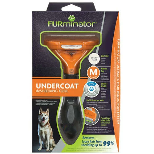 Furminator Short Hair Kısa Tüylü Köpek Tarağı M Boy