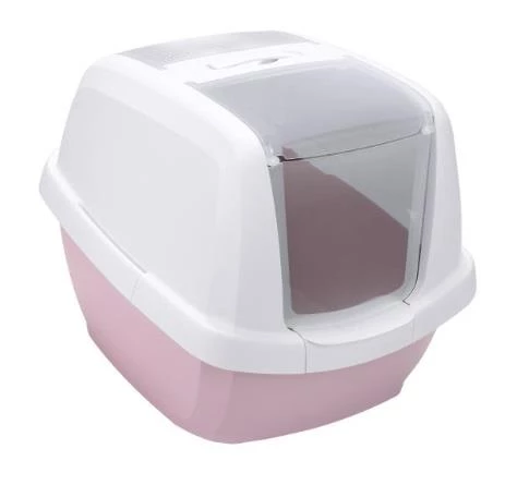 Imac Maddy Üstü Açılabilen Kapalı Kedi Tuvaleti Pembe
